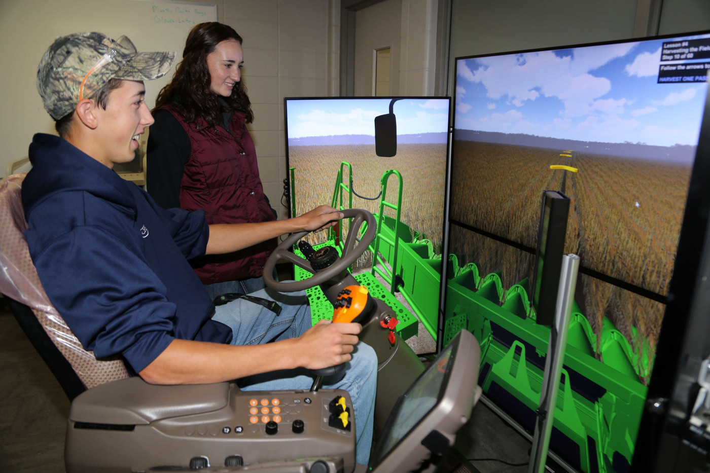 Tractor Simulation, crop scouting