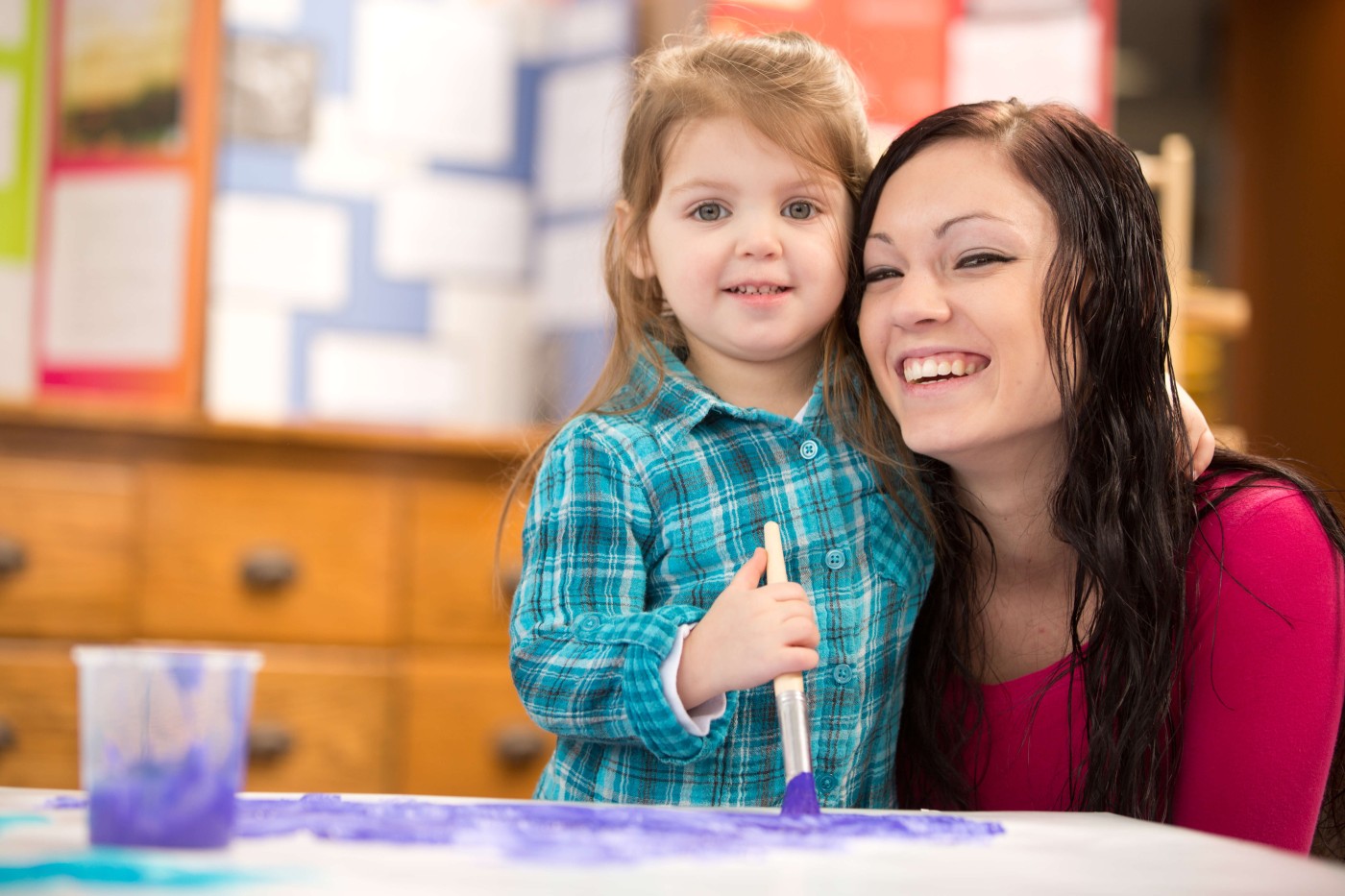 Early Childhood Caregiver and Child