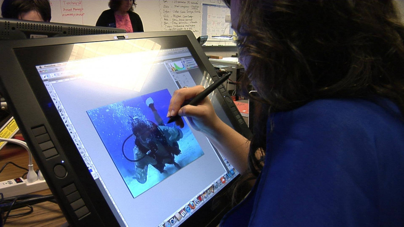 producing interactive media on a tablet